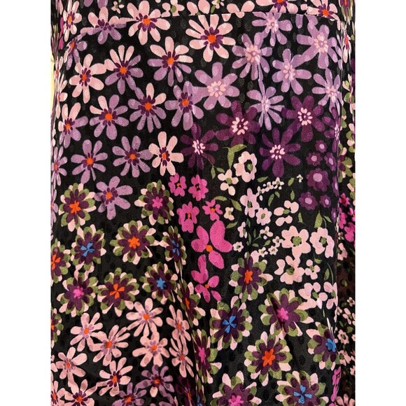 Kate Spade Pacific Petals Floral Smocked Dress Size 4 - Picture 8 of 9